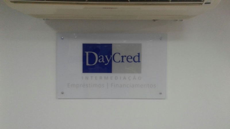 Placa para Sala Comercial Personalizada Copacabana - Placa com Nome do Condomínio Personalizado