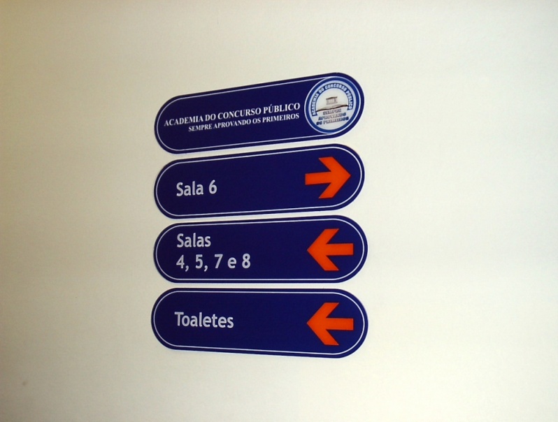 Placas para Portaria de Empresas Barra da Tijuca - Placas para Portaria de Empresas