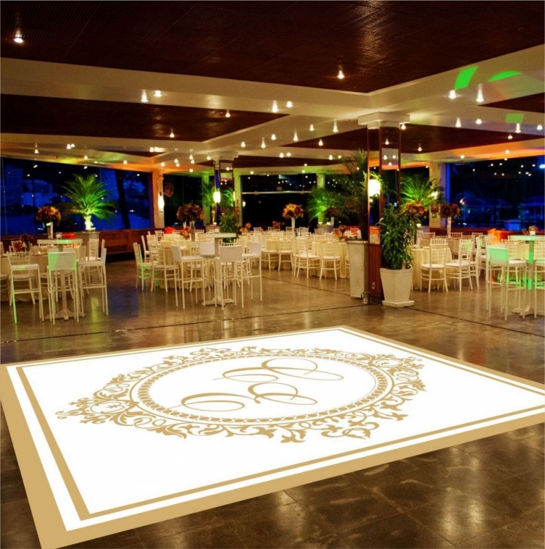 Tapete Personalizado para Festa de Casamento Preço Ipanema - Pista de Dança em Vinil Adesivo Personalizada