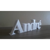 letras em 3D