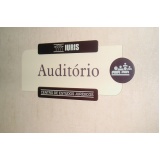 placa para sala comercial Leblon